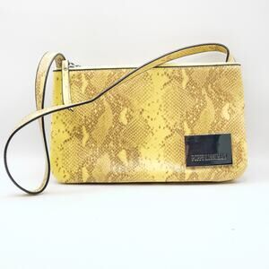 Poppy Lissiman Snakeskin Shoulder Bag Yellow One Size Mobwife